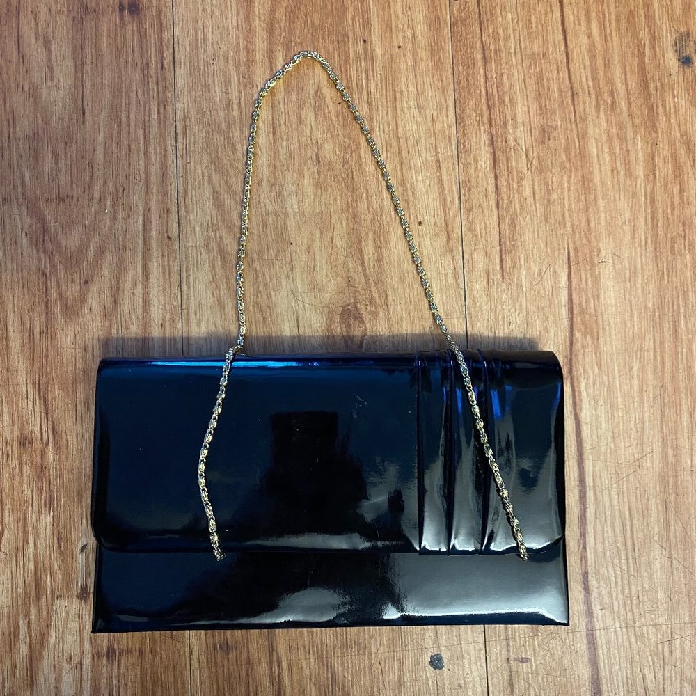 Walborg Women's Handbag - Black and Gold